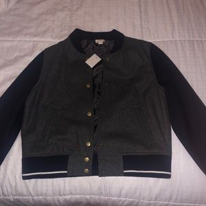 J crew baseball bomber